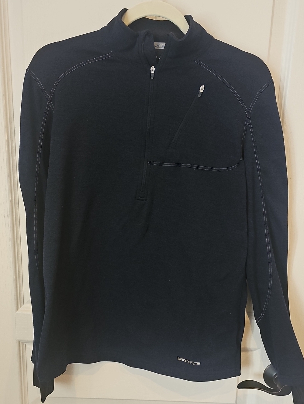 Terramar Climasense Women's Thermal Top in Dark Navy